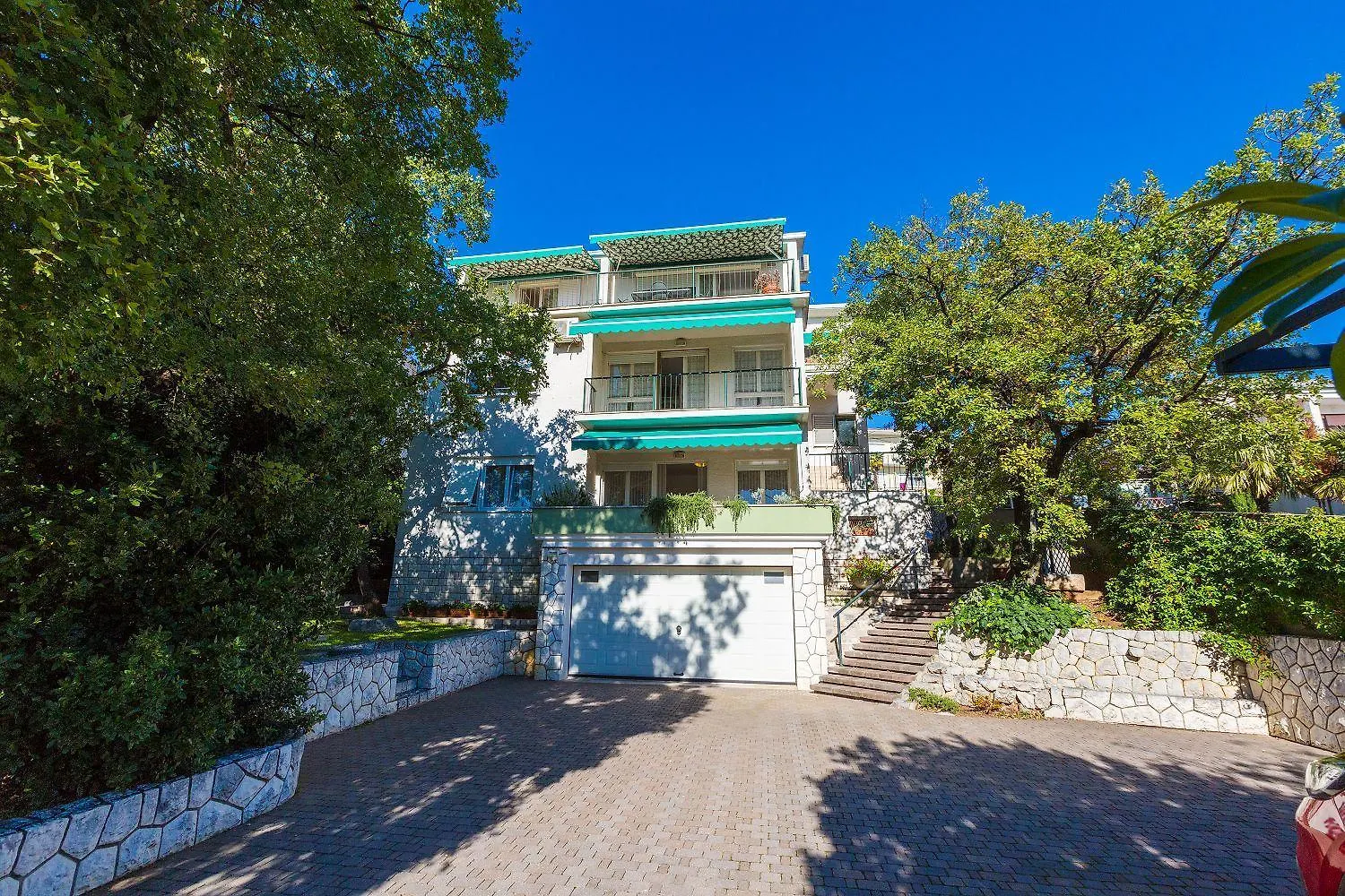 קריקווניצה Idyllisches Apartment Nur 250 Meter Zum Strand Mit Meerblick, Privater Terrasse, Privatparkplatz