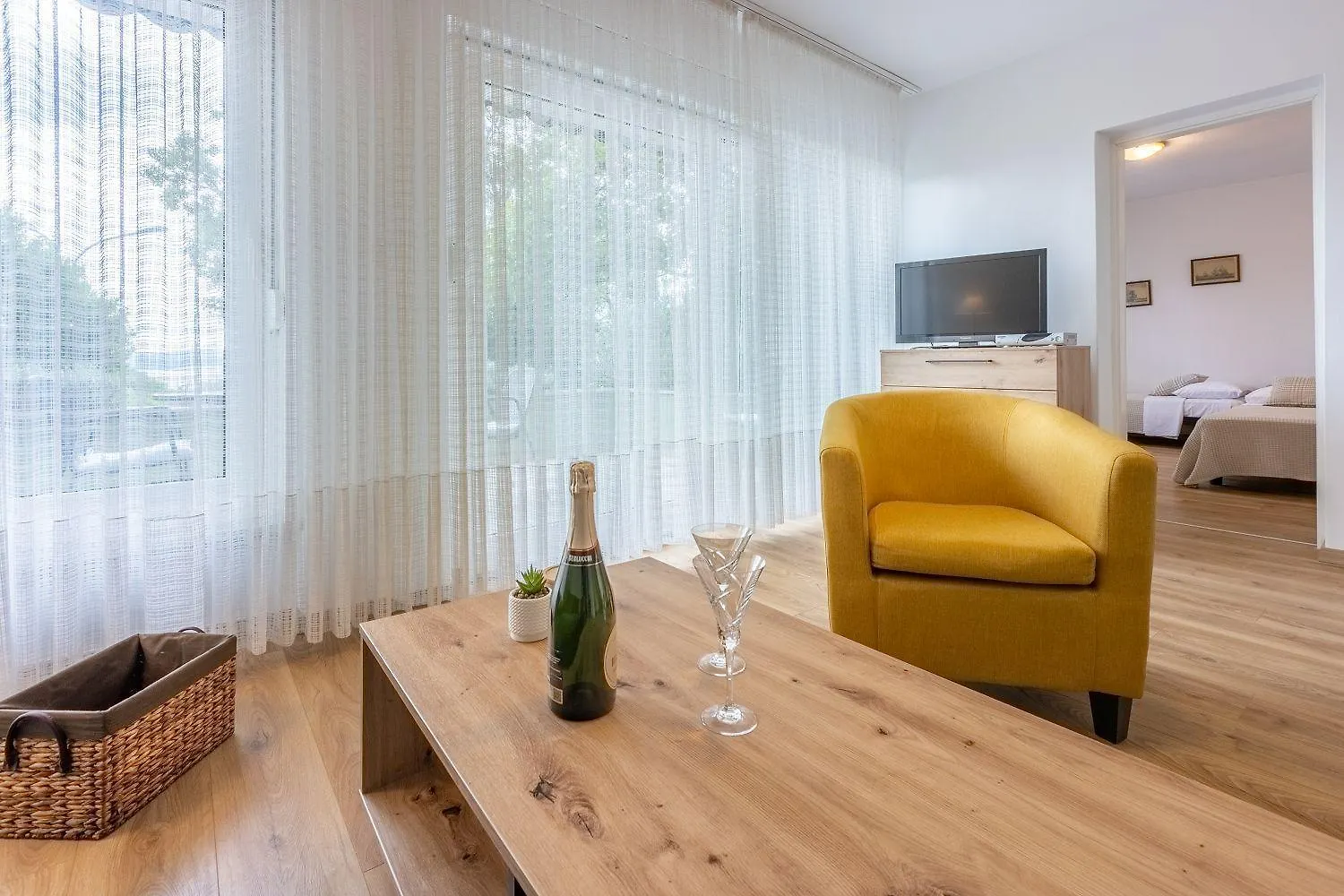 קריקווניצה Idyllisches Apartment Nur 250 Meter Zum Strand Mit Meerblick, Privater Terrasse, Privatparkplatz 0*,  קרואטיה
